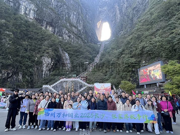 扬州万和铜业2025长沙、韶山、张家界秋季行圆满收官:山水为证,团队同心